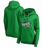 Women Carolina Panthers Pro Line by Fanatics Branded St. Patrick's Day Paddy's Pride Pullover Hoodie Kelly Green FengYun,baseball caps,new era cap wholesale,wholesale hats